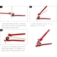 thumbnail image 4 of HFS(R) Tube Bender, Tubing Bender 0-180 Degrees Pipe Bender for 1/4 5/16 and 3/8 Inch Copper Aluminum Thin Stainless Steel, 4 of 7