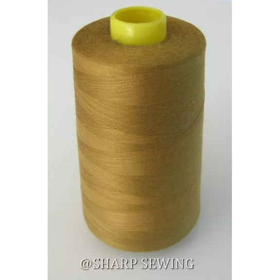 Teamwork 1 SPOOL CARAMEL #931 100% SPUN POLYESTER SERGER QUILTING THREAD T24 6000 YARDS