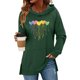 thumbnail image 1 of TaTaai Women's long sleeve hooded top, slim fit lightweight, classic fashion, side slit with pockets, soft fabric, Valentine's Day outfit, daily commute & casual gatherings Gift, 1 of 6