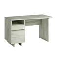 thumbnail image 2 of Sauder Porto Palma Single Pedestal Desk, Haze Acacia Finish, 2 of 10