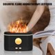 thumbnail image 1 of Difusor de aroma humidificador de aire con luz de llama colorida para dormitorio (negro), 1 of 5