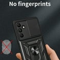 thumbnail image 3 of Xilaimitoo For Samsung Galaxy A15 5G Case, Samsung A 15 Phone Case with Slide Camera Cover, Full Body Military-Grade Phone Case with Upgrade Kickstand for Galaxy A15 5G, Black, 3 of 8