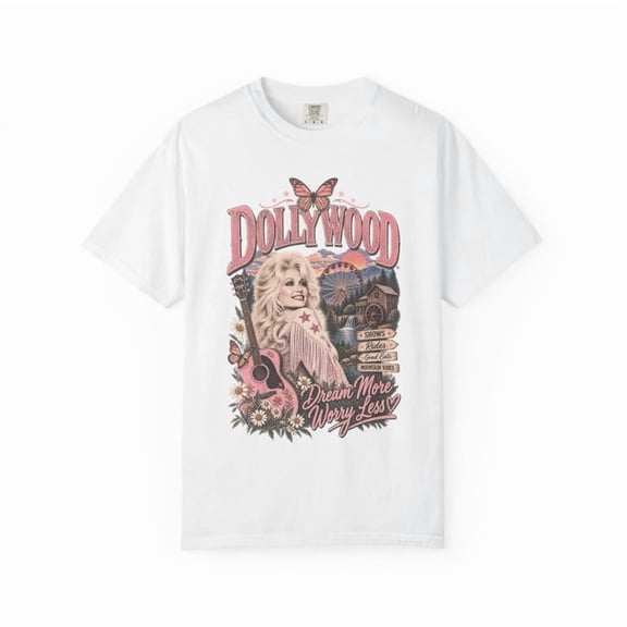 Dollywood Dolly Retro Tour T-Shirt Dream More Tee