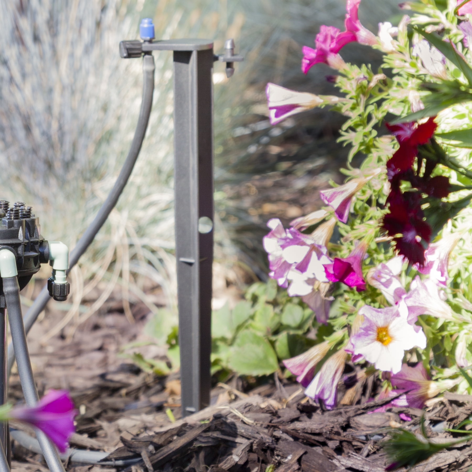 (2 pack) Orbit 12" Micro Sprinkler Stakes with Full, Half, and Quarter Pattern Snap-on Nozzles for Drip Irrigation, 5/Bag