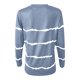 thumbnail image 5 of ICHUANYI Liquidación Moda Mujer Cuello redondo Camiseta de manga larga Estampado Blusa suelta Tops ICHUANYI WER2023082200454, 5 of 5