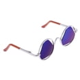 thumbnail image 1 of Gafas de muñeca de moda, gafas de terre con montura forma forma forma y lentes triangulares para cm a 15 cm Azul Macarena Blythe Doll Gafas de sol, 1 of 8