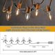 thumbnail image 4 of 5 Base C7 String Bulbs Christmas Village Light Accessory Cord With 5 Led Light Bulbs, 4 of 5