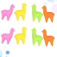 thumbnail image 3 of 8pcs Alpaca Design Wine Glass Markers Creative Cup Identifier Party Goblet Wine Drinking Cup Marking Label (Random Color), 3 of 8