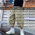 thumbnail image 3 of ZACPNCV Boy's Baggy Cargo Shorts Straight Leg Cool Shorts Flap Pocket Letter Patched Short Khaki 13-14 Years, 3 of 9