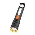thumbnail image 2 of Fiudx Linterna Led con Enfoque Ajustable, Alta Luminosidad, Recargable, Resistente Al Agua Ip46, Carga Usb, Portátil, Ideal para Senderismo, Camping, Caminatas y Coche, Ligera, Tamaño 17 X 3,2 Cm., 2 of 6