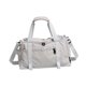 thumbnail image 3 of Bolsa de gimnasio, bolsa de viaje con compartimento para zapatos, bolso de mano con múltiples bolsillos, equipaje grande, seco y Gris, 3 of 9
