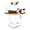 White, variant on Daznico Classic Football Fan Shirt for Germany Supporters Lightweight Breathable Regular Fit Top