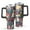 French Bulldog Dog-2, variant on OBREWU German Shepherd and Flowers Tumbler with Handle and Lid,German Shepherd and Flowers 40oz Double Wall Vacuum Insulated Tumbler,Cups Gift for Women and Men