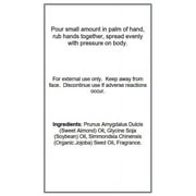 Magnolia Massage Oil by Eclectic Lady, 16 oz, Sweet Almond Oil and Jojoba Oil
