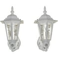 thumbnail image 2 of MAXSA Innovations 49719 White Battery Outdoor Wall Lanterns (2 Pack), 2 of 7