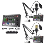 Live Sound Card with DJ Mixer Effects, Voice Changer & Multiple Recording Modes for Live Streaming, Singing Broadcast and Gaming