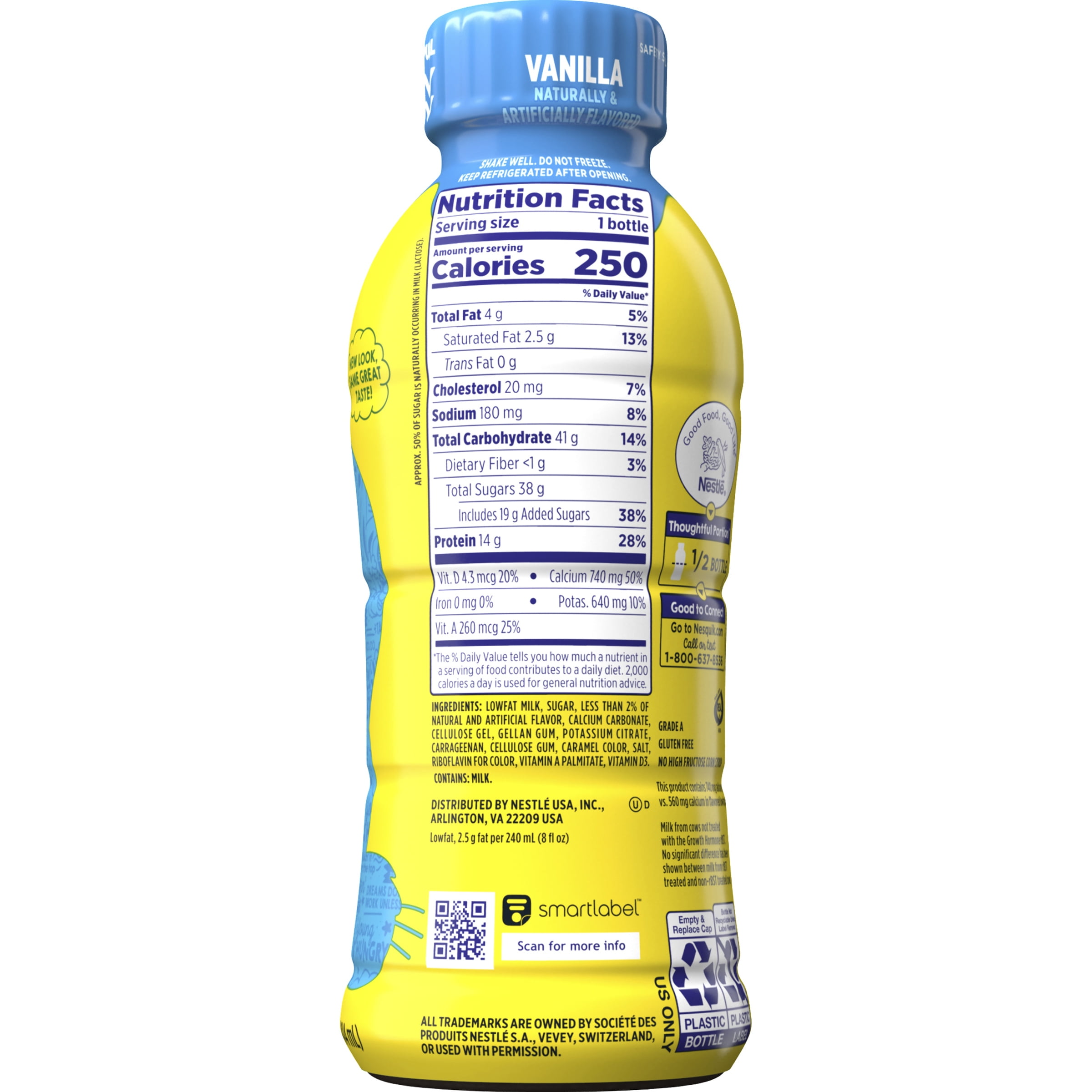 Nesquik Vanilla Powder Nutrition Facts Besto Blog