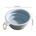 thumbnail image 4 of Collapsible Dog Bowl Silicone, 2 Pack Pet Travel Bowls | Foldable Water Feeder Dish for Small to Large Dogs Cat Walking Hiking Camping, Portable Dog Bowl, 4 of 6