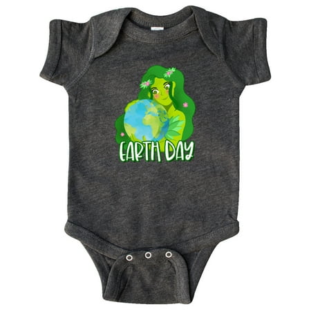 

Inktastic Earth Day Mother Earth Illustration Gift Baby Boy or Baby Girl Bodysuit