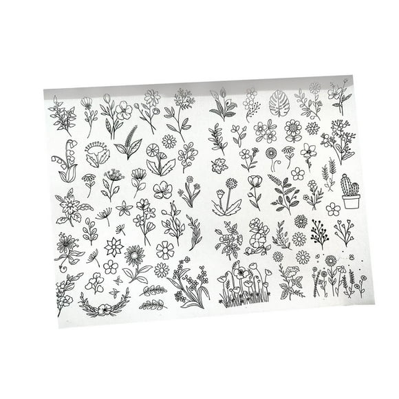 Estabilizador Soluble en Agua Estabilizador para Coser a Mano Estabilizador de Tela Fácil de Usar Estabilizador de Bordado para Toallas Zapatos de Patrón pequeño BLESIY Estabilizador de bordado