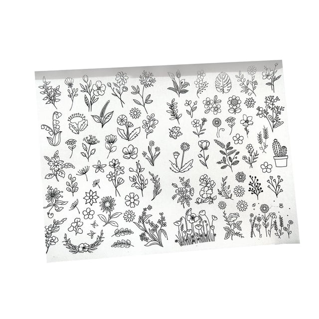 veasfak Water Soluble Stabilizer Embroidery Stabilizer for Cross Stitch Sewing Linen Small Pattern