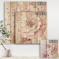 thumbnail image 3 of Designart 'Indigold Shabby Peonies Pink' Farmhouse Print on Natural Pine Wood, 3 of 3