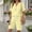 Yellow, variant on GZWYHT Linen Pant Sets Women 2 Piece Outfits,Cotton Short Sets For Women Bohemian Sets Sweatsuit Lounge Set Womens Beach Vacation Set Cotton Summer Sets For Women Green M