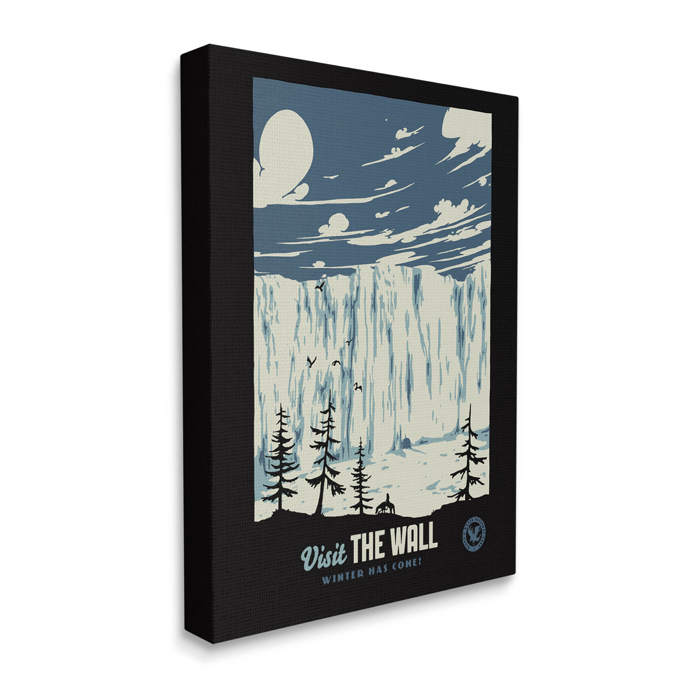 Stupell Industries Winter Has Come Fantasy Landscape Graphic Art Gallery Wrapped Canvas Print Wall Art, Design by Matheus Lopes Castro