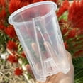 thumbnail image 3 of LCXmlly Planter Pot Plant Pot Transparent Thickened Large Capacity Breathable DIY Permeable Tall Flower Pot, 3 of 6