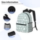 thumbnail image 3 of Disketp White Swan Mochila Ligera Clásica con Múltiples Bolsillos, Mochila Casual para Hombre y Mujer, Ideal para Escuela, Trabajo y Viajes, 3 of 6