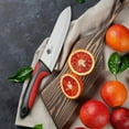thumbnail image 7 of Ceramic Knife Set 2 Pack Fruit Meat Cutting Vegetable Paring Knife Set with Blade Guard for Kitchen and Restaurant, 6" Chef and 3" Paring Knife, 7 of 7