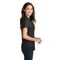 thumbnail image 3 of DISCONTINUED Port Authority ® Ladies Meridian Cotton Blend Polo. L577, 3 of 6