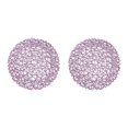 thumbnail image 4 of Yuarrent Decoración de de comedor con aislamiento caliente de 6 piezas, hecha a mano con estera de bandeja de fondo de tejido creativo, 38 cm, 38cm morado 2Conjunto, 4 of 6