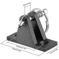 thumbnail image 3 of unique Pair Of Canopy Deck Hinges, Stainless Steel Boat Bimini Top Deck Hinges With Quick Release Pin And Marine Parts Ring, 3 of 4