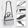 thumbnail image 2 of Disketp Butterflies on Polka Dots Lonchera Térmica para Mujer y Hombre, Bolsa de Almuerzo Reutilizable e Impermeable para Trabajo, Viajes y Picnic, 2 of 7