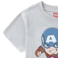 thumbnail image 6 of Marvel Captain America Short Sleeve T-Shirt and Mesh Short Set (Boys), 2 Piece Set, Sizes 2T-8, 6 of 6