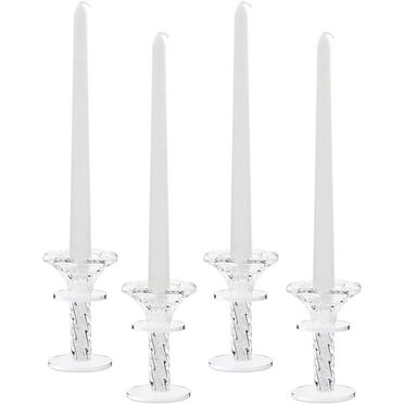 Efavormart 2 Pack | Clear 4.5" Crystal Glass Lotus Flower Votive Candle ...