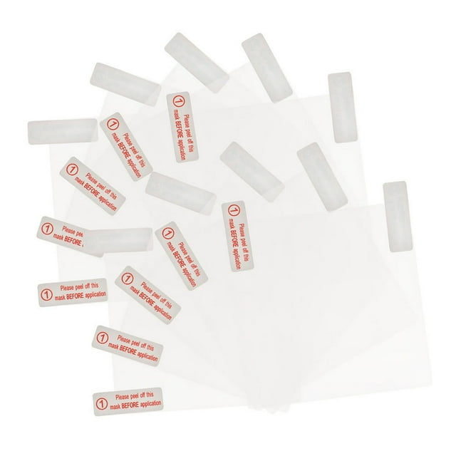 EASTIN12pcs Clear Static Cling Window Film For Car Dash Cam Double-Sided Adhesive Tape Transparent Electrostatic Stickers Clear Static Cling Films