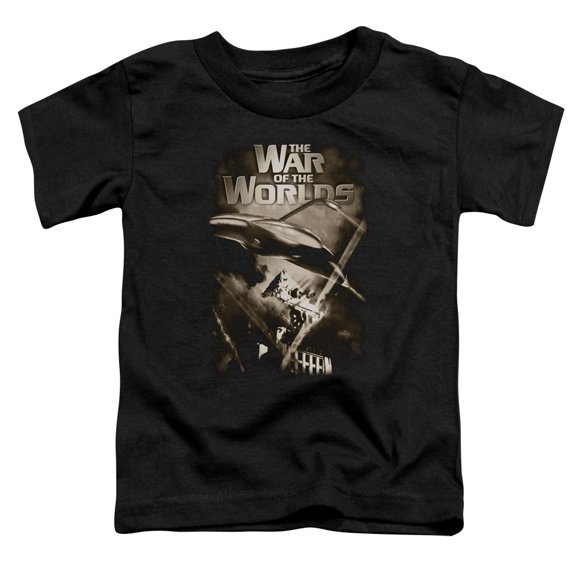 War Of The Worlds Death Rays Toddler T-Shirt Black