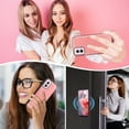 thumbnail image 4 of Asuwish Phone Case for Motorola Moto G Power 5G 2024 Zipper Wallet Detachable Cell Cover with Tempered Glass Screen Protector Crossbody Lanyard Strap Flower Flip Card Holder G5 Women Girls Rose Gold, 4 of 7