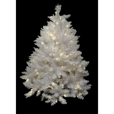 4 5 pre lit white sparkle spruce artificial christmas artificial white light