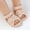 Beige, variant on Dpytoraw Baby Sandals For Girls Soft Sole Shoes Breathable Casual Walking Shoes For 0 18 Months Toddlers Baby First Walker Sandals Size US:4