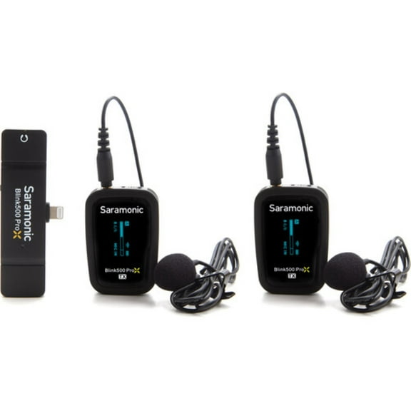 Saramonic Blink 500 ProX B4 2-Person Digital Wireless Omni Lavalier Mic System for iOS Devices | 2.4 GHz