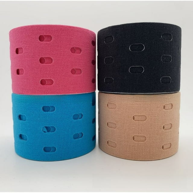 Athletic Kinesiology Tape for Sports Support & Recovery: Breathable, Elastic Muscle Wrap for Running, Fitness, Basketball, Cycling & More - 5cm x 5m, Random Color, Quality Assured for All Athletes