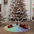 thumbnail image 4 of Fotbe Beautiful Glitter Pattern Christmas Tree Skirt, Tree Skirts Plush Christmas Decorations, Christmas Tree Skirts Xmas Decorations Holiday Party Decor-48", 4 of 6