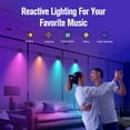 Avdolw WiFi Smart Wall Sconces with Music Sync and Customizable Color