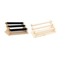 thumbnail image 1 of 2 piezas de vitrina de sobremesa para escaparates, decoración de dormitorio, vitrina, estante de almacenamiento beis negro, 1 of 9