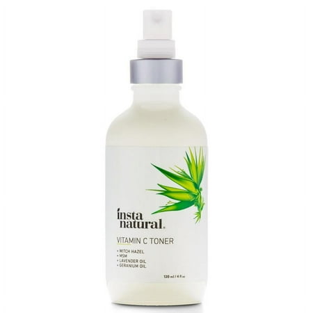 InstaNatural Vitamin C Facial Toner, Face Spray for Anti-Aging Concerns, 4 Oz