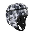 thumbnail image 3 of Casco de rugby para niños y niñas, transpirable, tipo scrum, cómodo y anticolisión. Blanco y negro, 3 of 9