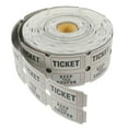 thumbnail image 1 of 1 Roll of Raffle Event Ticket Activity Coupon Amusement Park Entry Ticket Multi-functional Ticket Supply, 1 of 4